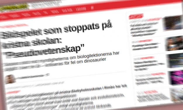 Main image for page: Aftonbladet om bannlysningen av evolutionskritik i svenska skolor