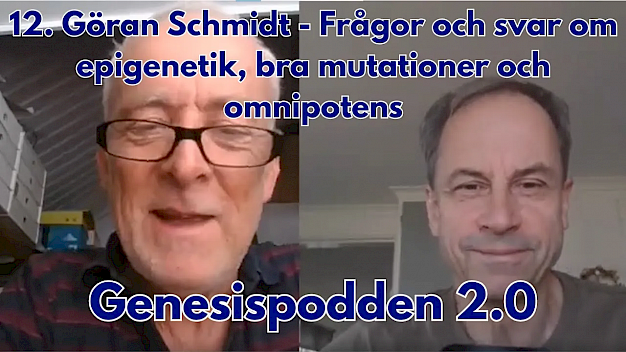 Main image for page: Video: Genesispodden 2.0 #12: Frågor och svar om epigenetik, bra mutationer och omnipotens