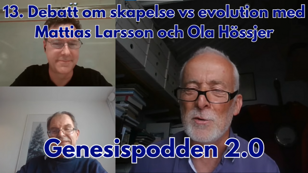 Main image for page: Debatt om skapelse vs evolution med Mattias Larsson och Ola Hössjer - Genesispodden 2.0 avsnitt 13