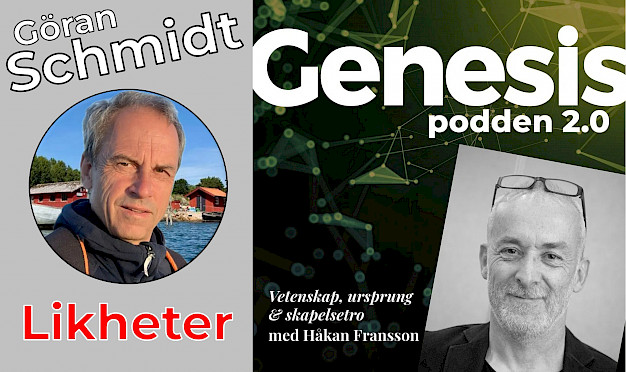 Main image for page: Video: Genesispodden 2.0 avsnitt 35 - Likheter tyder på gemensam design, inte makroevolution